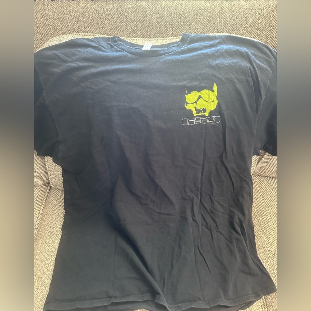 G59 Lime Green Skull shirt